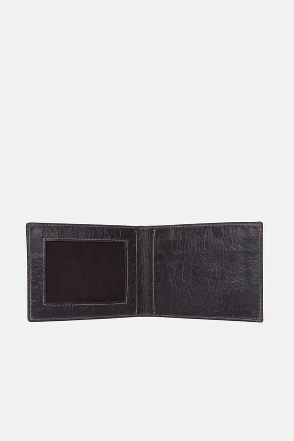 Mens original leather card holder in black colour by JULKE