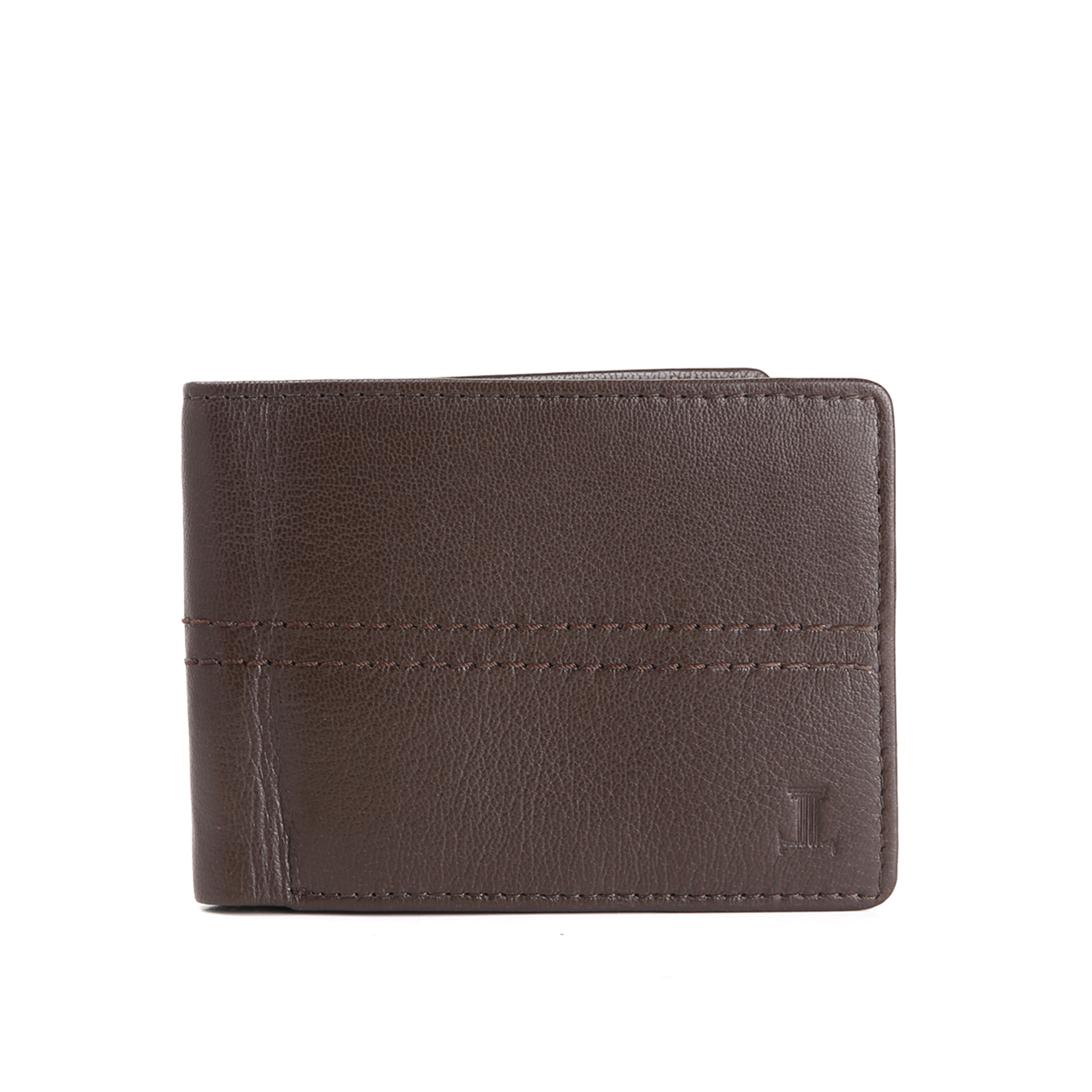 Mens bifold leather wallet in olive colour by JULKE.