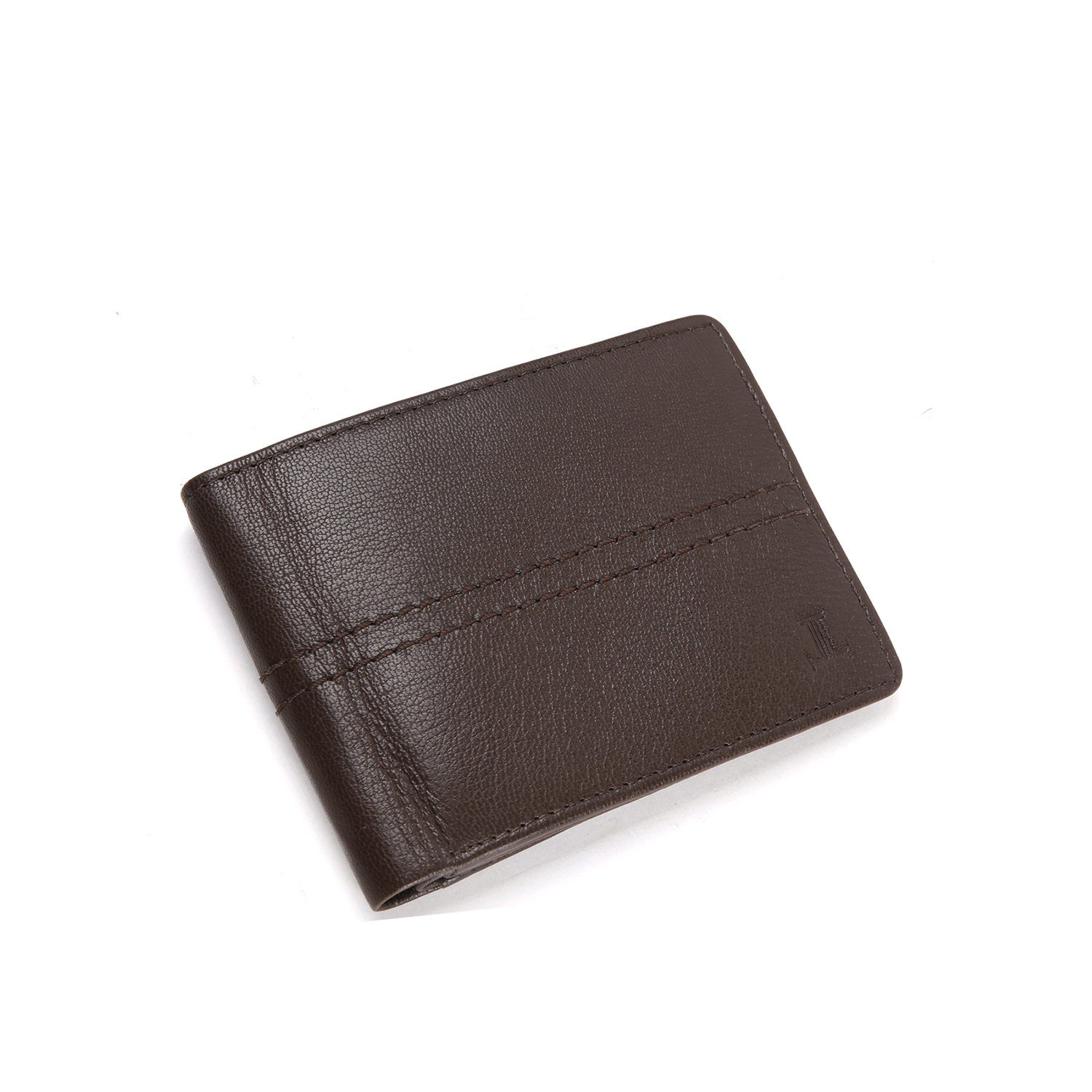 Mens bifold leather wallet in olive colour by JULKE.